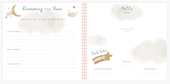 BABY'S FIRST YEARS: BABY BOOK AND KEEPSAKE PHOTO ALBUM