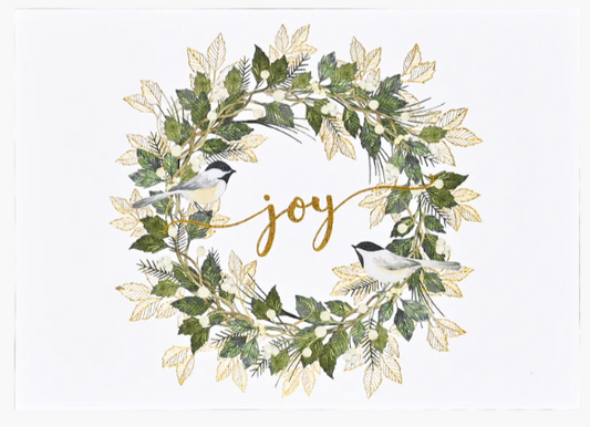WREATH OF JOY DELUXE BOXED HOLIDAY CARDS