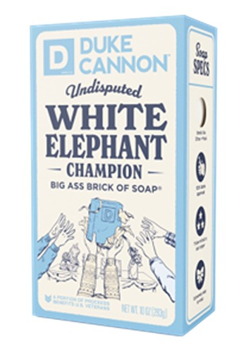 DUKE CANNON UNDISPUTED WHITE ELEPHANT CHAMPION BIG ASS BRICK OF SOAP 10oz.