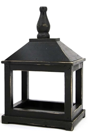 BLACK RETANGULAR LANTERN - ASSORTED