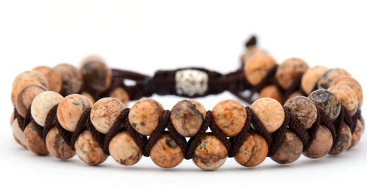 CAPE DIABLO MEN'S PICTURE JASPER BRACELET