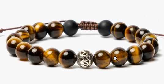 CAPE DIABLO MEN'S TIGER EYE TEBETAN BRACELET