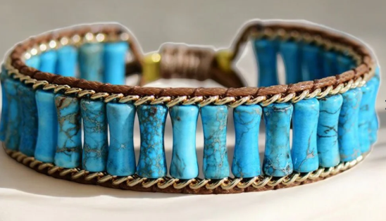 CAPE DIABLO MAGICAL TURQUOISE JASPER ENERGY BRACELET