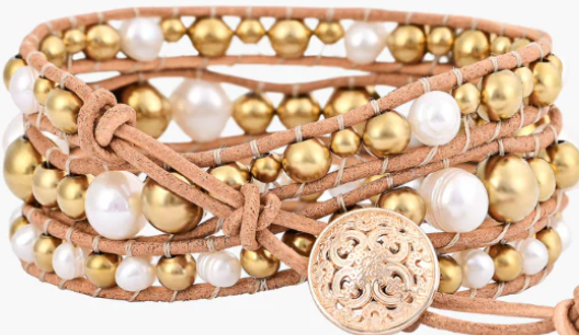 CAPE DIABLO PEARL BLISS WRAP BRACELET