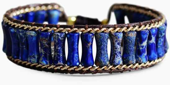 CAPE DIABLO MAGICAL BLUE JASPER ENERGY BRACELET