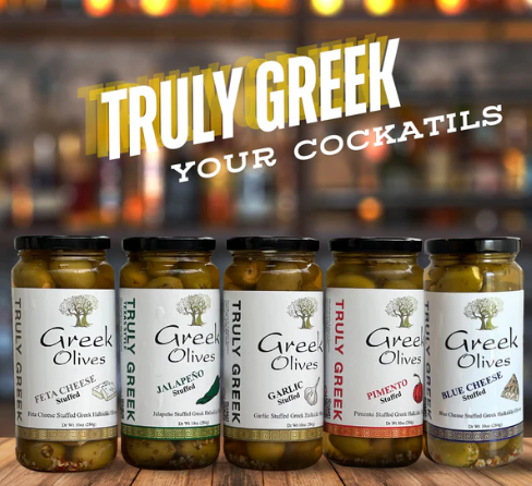 TRULY GREEK GARLIC STUFFED GREEK OLIVES