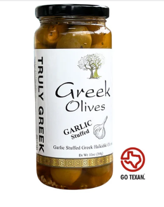 TRULY GREEK GARLIC STUFFED GREEK OLIVES