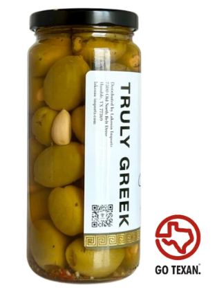 TRULY GREEK GARLIC STUFFED GREEK OLIVES