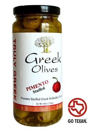 TRULY GREEK PIMENTO STUFFED GREEK OLIVES