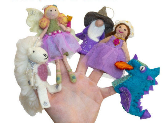 DZi FAIRY TALE FINGER PUPPETS - ASSORTED
