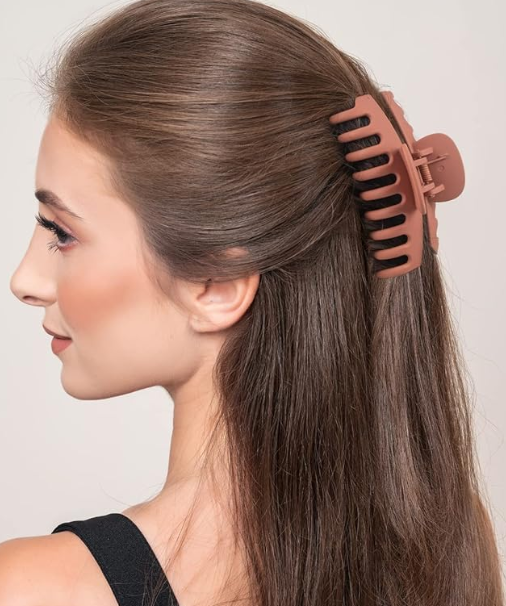 3.5" HAIR CLIP FOR THIN AND MEDIUM THICK HAIR - ASSORTED COLORS