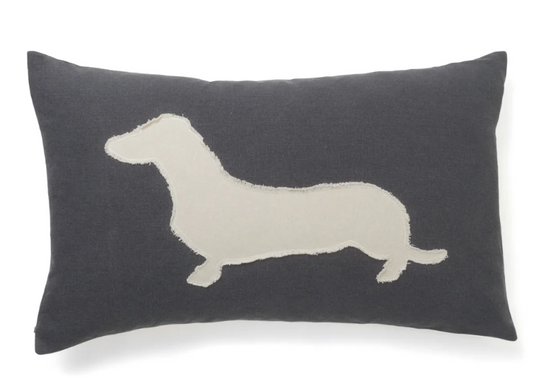 DACHSHUND BOLSTER PILLOW