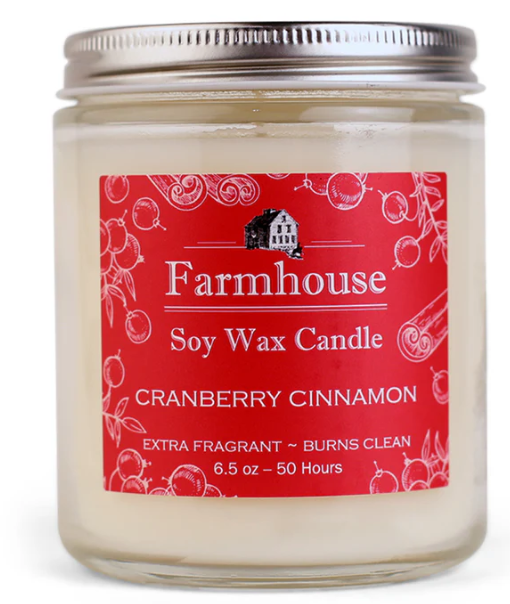 FARMHOUSE SOY WAX CANDLE - ASSORTED