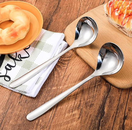 STAINLESS STEEL SAUCE LADLE - 8.2" L