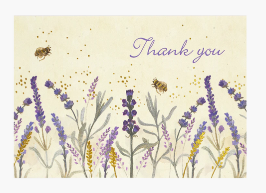 LAVENDER & HONEY THANK YOU NOTES