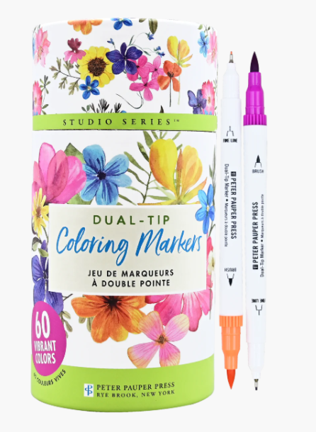 STUDIO SERIES DUAL-TIP MARKERS - ASSORTED