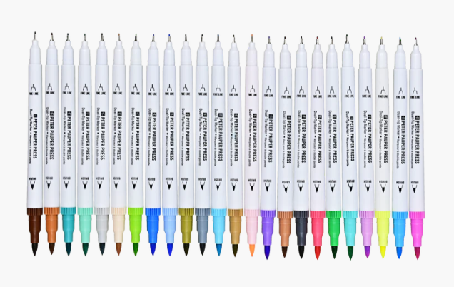 STUDIO SERIES DUAL-TIP MARKERS - ASSORTED
