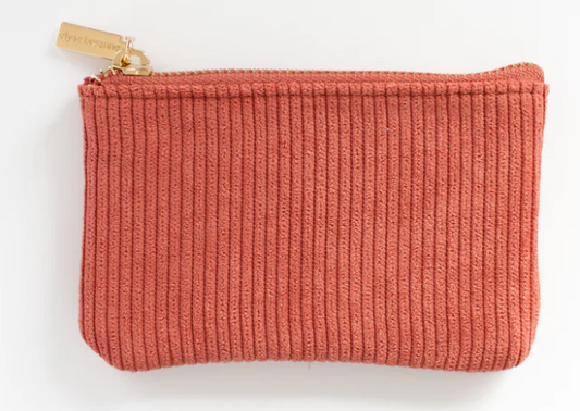ELYSE BREANNE CORDUROY COIN POUCH - ASSORTED