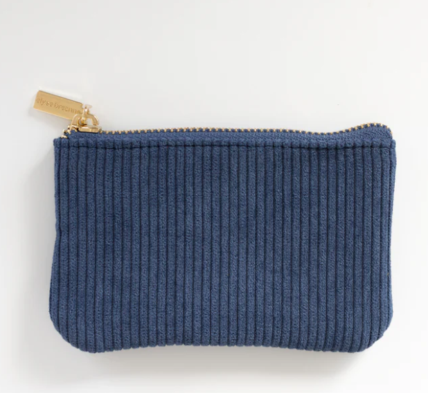 ELYSE BREANNE CORDUROY COIN POUCH - ASSORTED