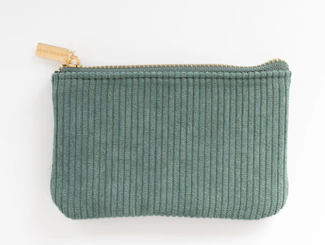 ELYSE BREANNE CORDUROY COIN POUCH - ASSORTED