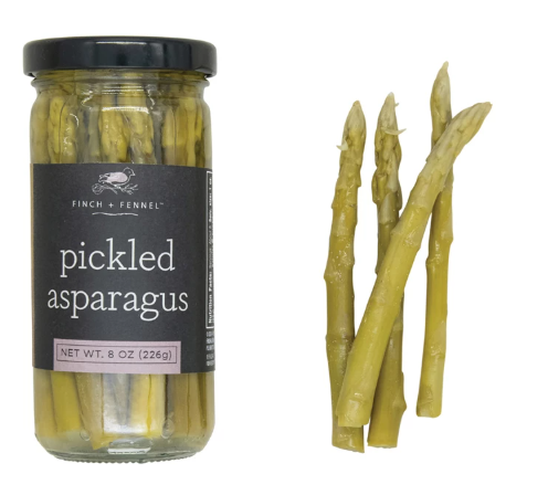 FINCH & FENNEL PICKLED ASPARAGUS - 8oz.