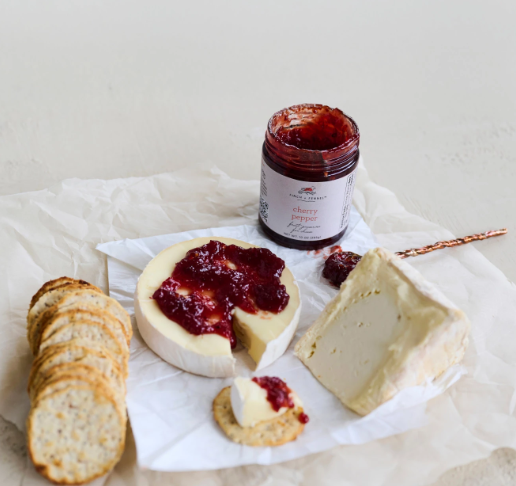 FINCH & FENNEL CHERRY PEPPER FRUIT PRESERVES - 10oz.