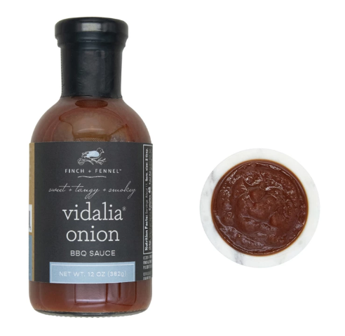 FINCH & FENNEL VADALIA ONION BBQ SAUCE - 13.5oz.
