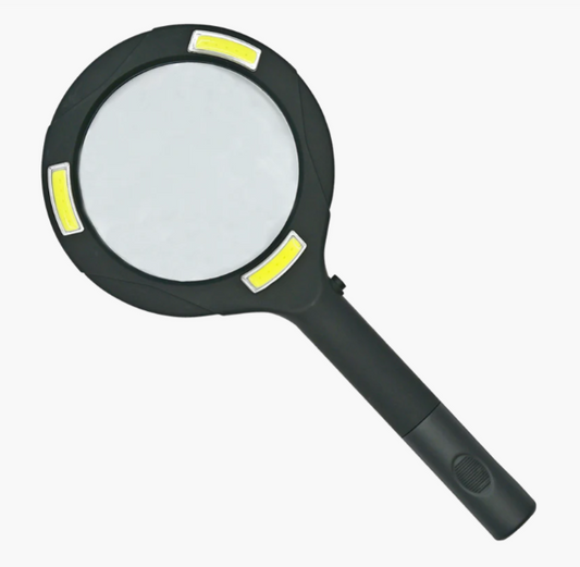 HANDHELD LED LIGHTED MAGNIFIER