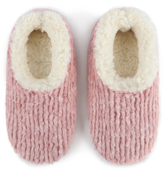 SNOOZIES! WOMEN'S TEDDY BEAR FAUX FUR SLIPPER