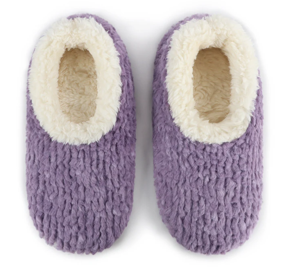 SNOOZIES! WOMEN'S TEDDY BEAR FAUX FUR SLIPPER