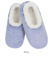 SNOOZIES! KIDS FROSTY'S FAUX FUR SLIPPERS