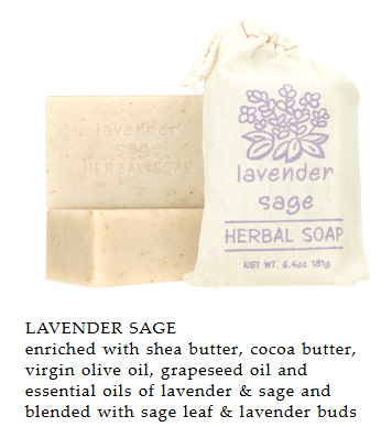 GREENWICH BAY TRADING CO. HERBAL SHEA BUTTER SOAP IN A SACK 6.4oz.