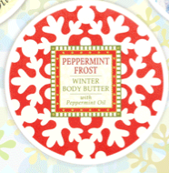 GREENWICH BAY TRADING CO. HOLIDAY WINTER BODY BUTTER - PEPPERMINT FROST 8oz