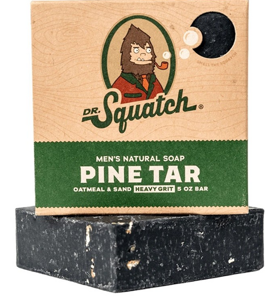 DR. SQUATCH PINE TAR BAR SOAP - 5oz.