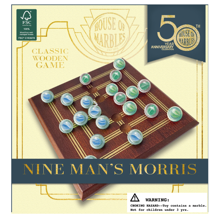 MINI WOOD BOARD GAMES - ASSORTED