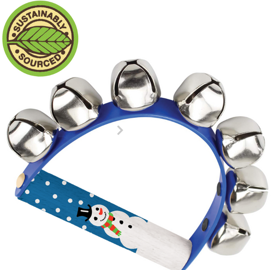 CHRISTMAS WOODEN HANDBELLS - ASSORTED