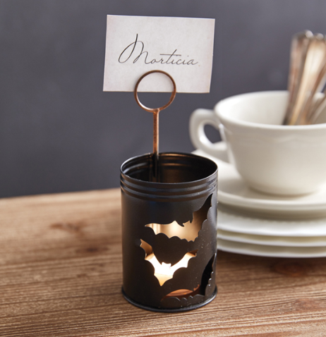 HALLOWEEN PLACE CARD HOLDER - ASSORTED