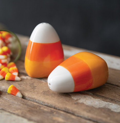 CANDY CORN SALT & PEPPER SHAKERS