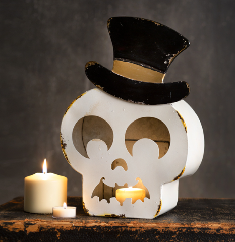 SKELETON CANDLE HOLDER