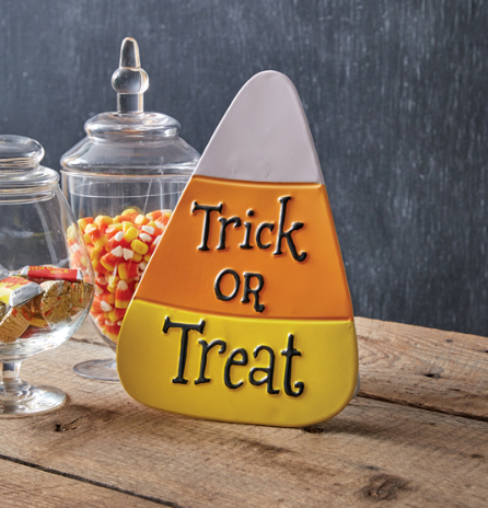 CANDY CORN A-FRAME TABLETOP SIGN