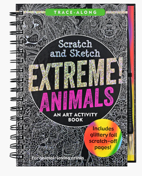 EXTREME! ANIMALS SCRATCH AND SKETCH
