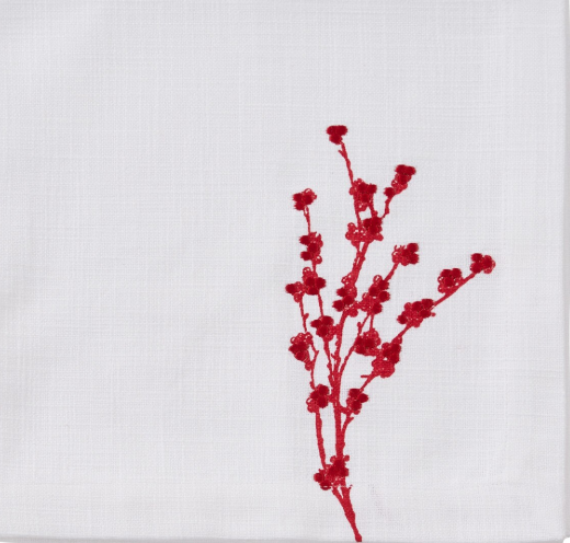 PATRICIA HEATON HOME BERRY ELEGANCE NAPKIN