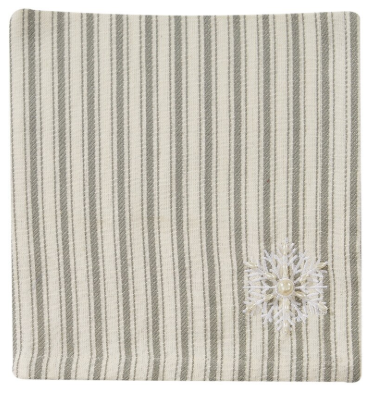 SNOWFROST EMBROIDERED NAPKIN