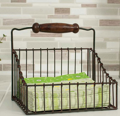 FARMHOUSE NAPKIN CADDY