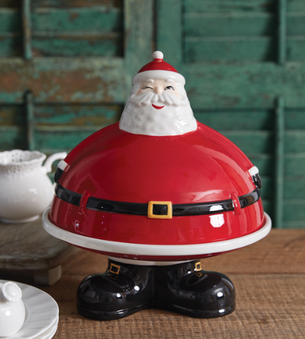 WINKING SANTA DESSERT STAND