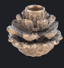 PINECONE TAPER HOLDER - ASSORTED