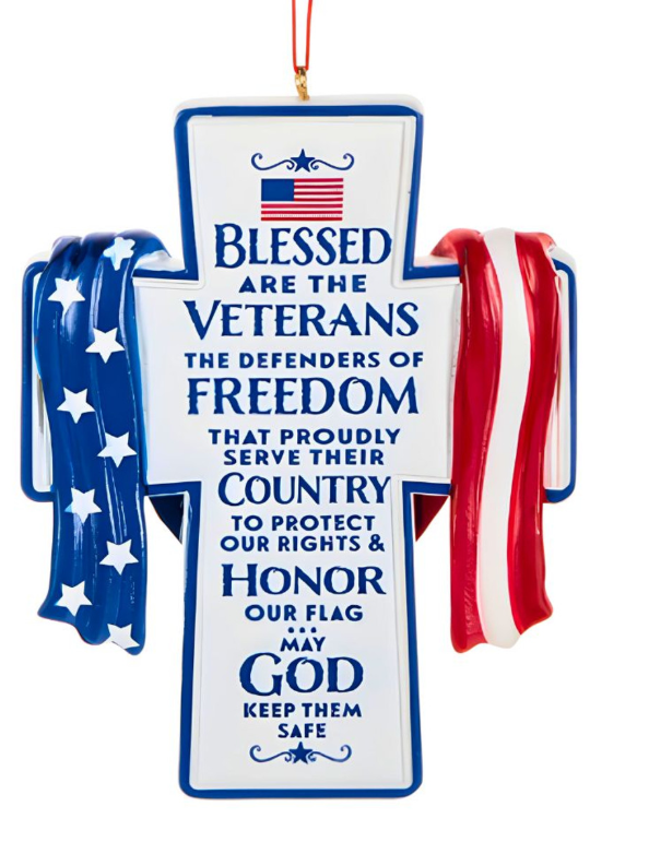 BLESSED ARE THE VETERANS ORNAMENT