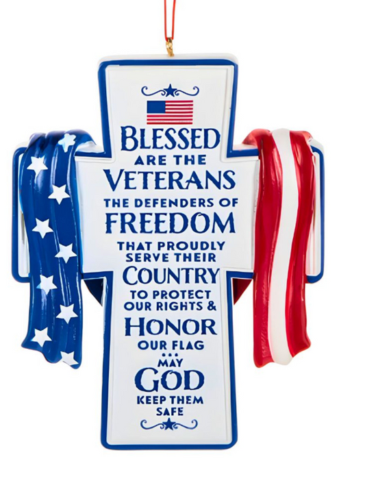 BLESSED ARE THE VETERANS ORNAMENT