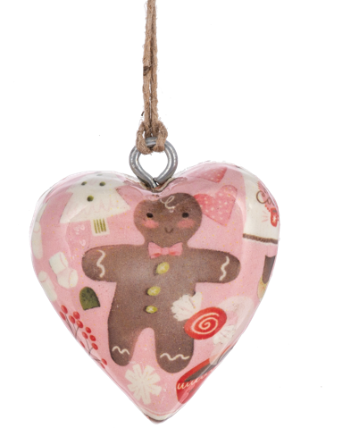 MINI HEART CHRISTMAS ORNAMENTS - ASSORTED