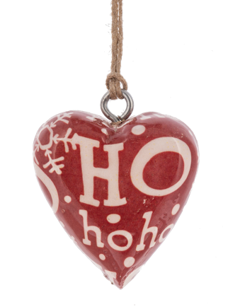 TRADITIONAL MINI HEART ORNAMENTS - ASSORTED